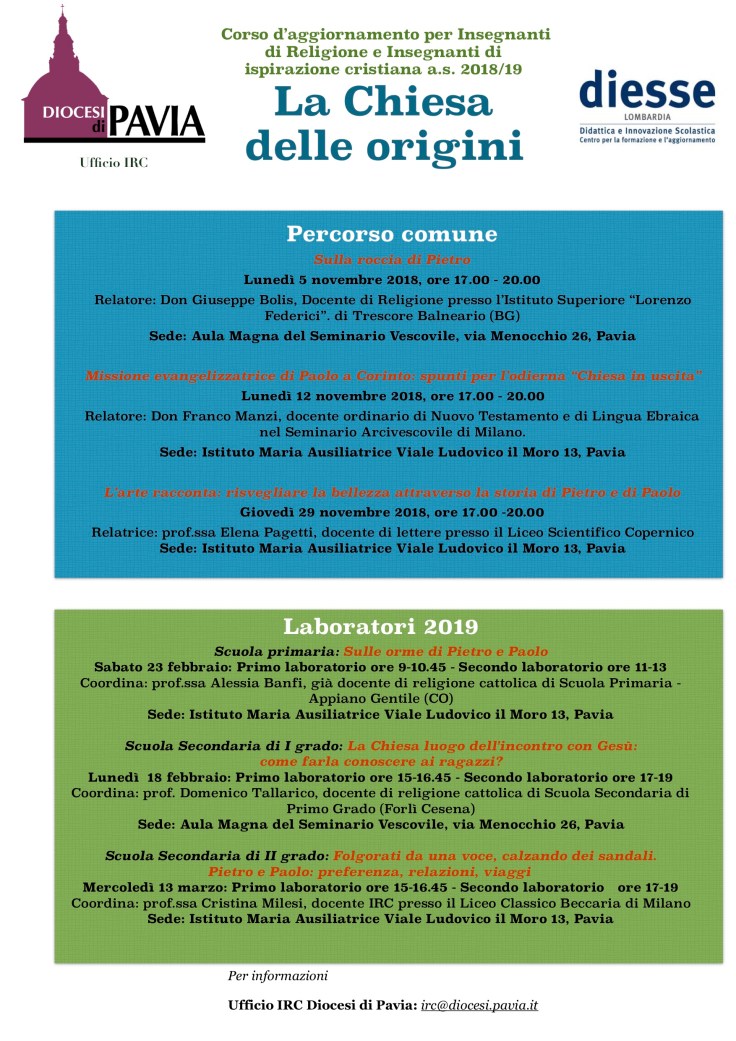 corso aggiornamento 2018:19